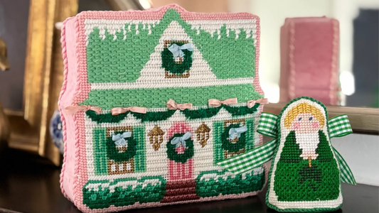 Le Point Christmas Village House How To Video Finish Along.