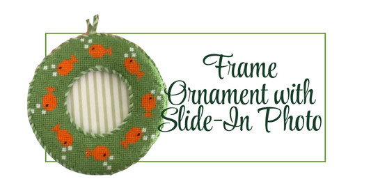 Frame Ornament with Slide-In Photo: A Unique Christmas Finish