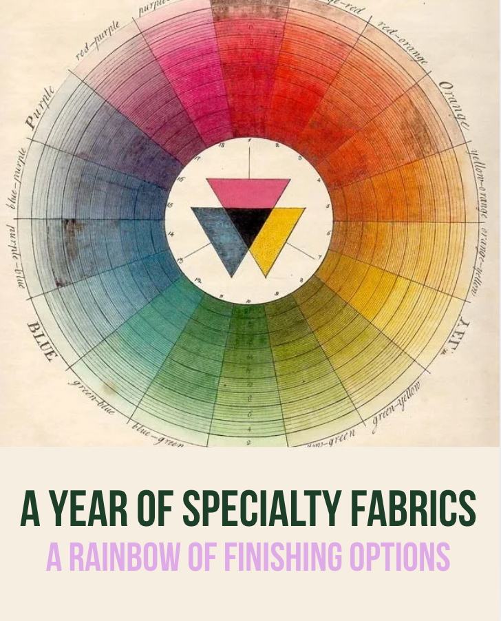 A Year of Specialty Finishing Fabrics